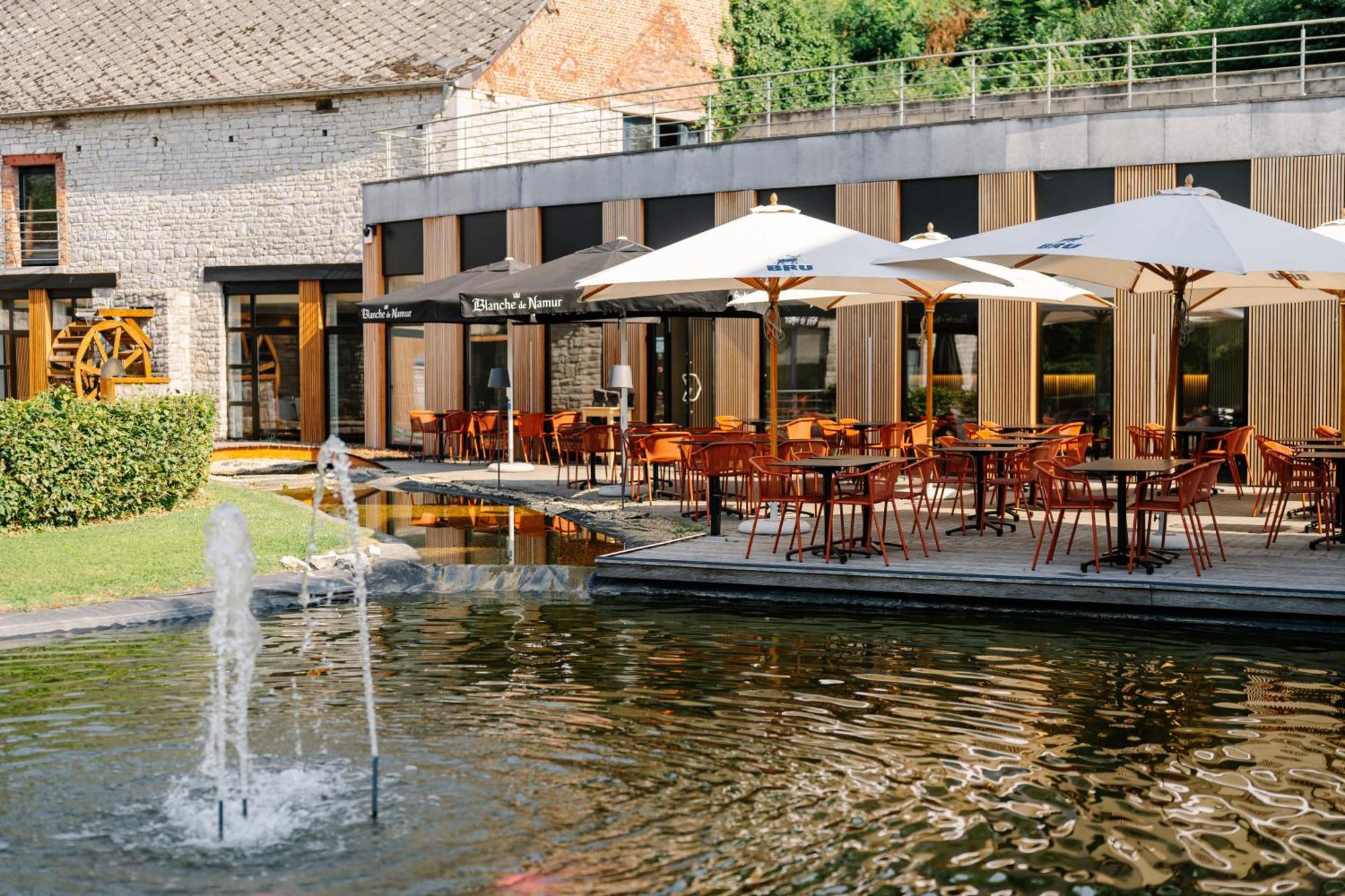 Hotel Les Jardins De La Molignee Dinant Exterior foto